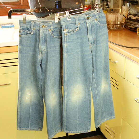 Vintage Calabash Kid's Jean Lot Distressed Denim - Picture 1 of 6